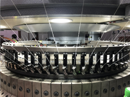 Κυκλική πλέκοντας μηχανή πλευρών υψηλής ακρίβειας, διπλή πλέκοντας μηχανή του Τζέρσεϋ